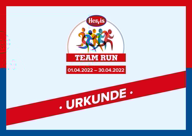 Deine Hervis Team Run Urkunde Deine Hervis Team Run Urkunde
